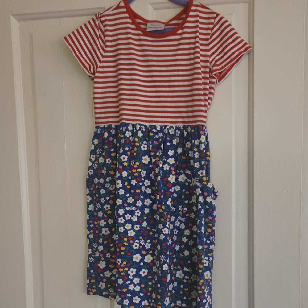 Hanna Andersson Striped and Floral Kids Dress
